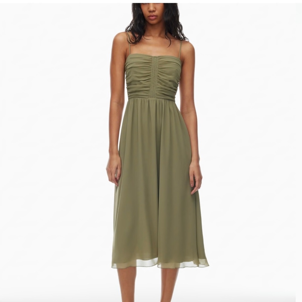 Aritzia Wilfred Amuse Sleeveless Midi Dress size 6